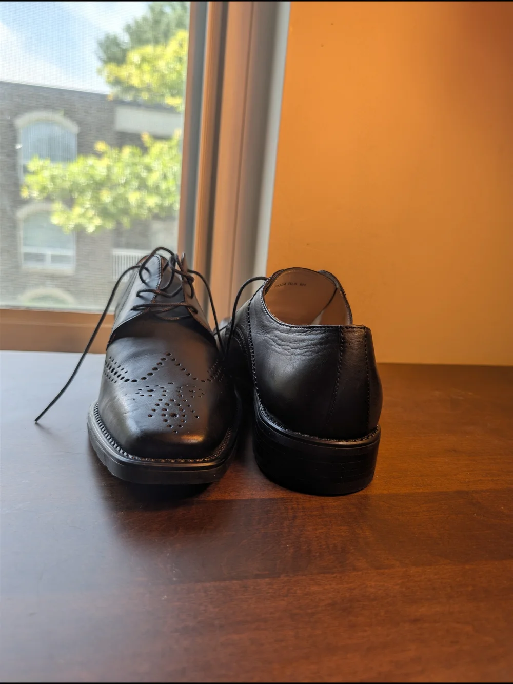 Cole Haan polished black